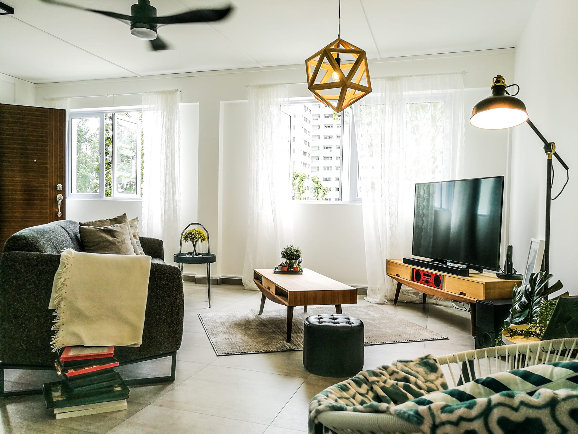 416 Saujana Road HDB flat Bukit Panjang open living-dining renovation